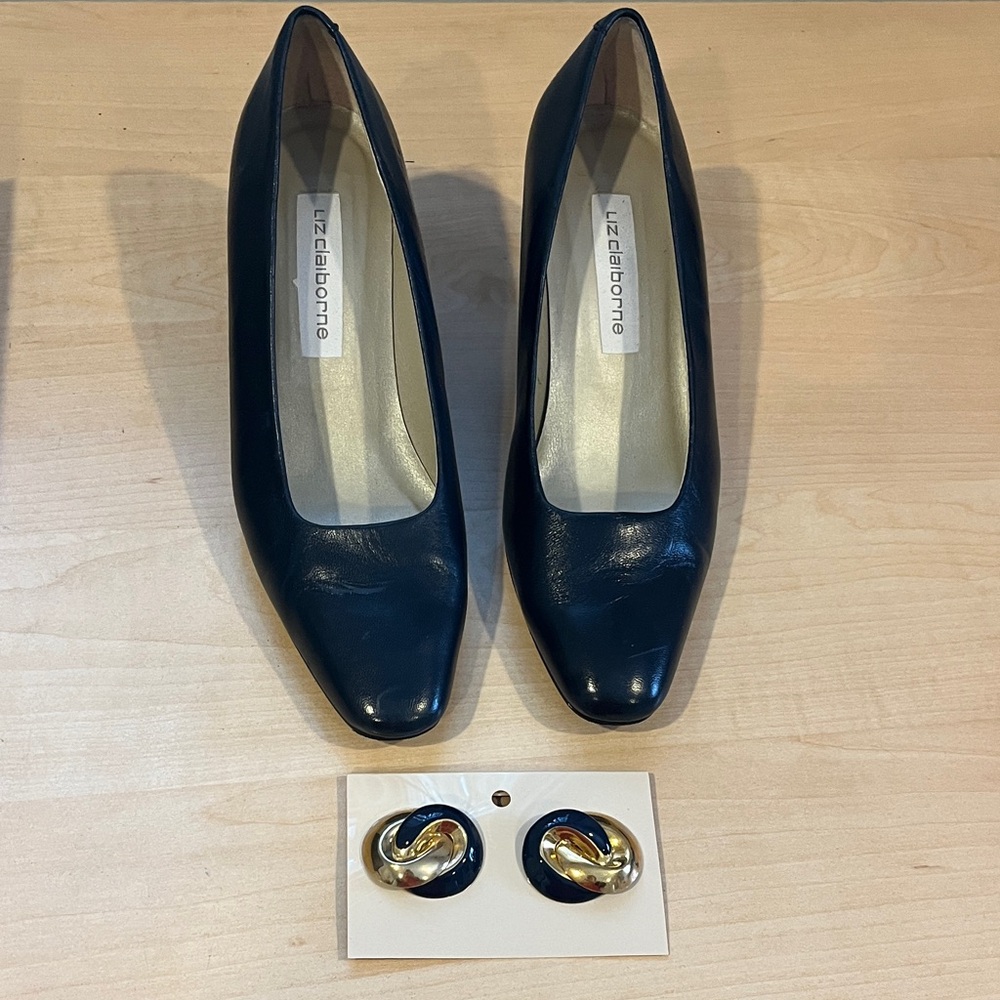 Liz Claiborne Dark Blue Heels